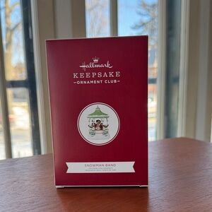 Hallmark Keepsake Ornament Club- Snowman Band 2020